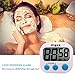 Uigos Digital Kitchen Timer II 2.0, Big Digits, Loud Alarm, Magnetic Backing, Stand, for Cooking Baking Sports Games Office (White) (1 Pack)