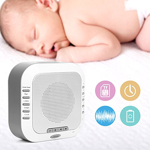 White Noise Machine,Premium Rechargeable Sleep Machines for Baby, Infants, Kids, Adults,Noise-Cancelling Devic