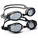 Swimming Goggles, DoSwim 2-Pack Unisex UV Protection Anti-Fog No Leaking Clear Swim Glasses With Protective Case (Black&Gray)