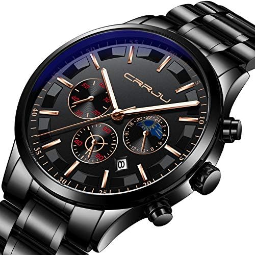 Men's Chronograph Analog Quartz Watch Waterproof Sport Wrist Watches …