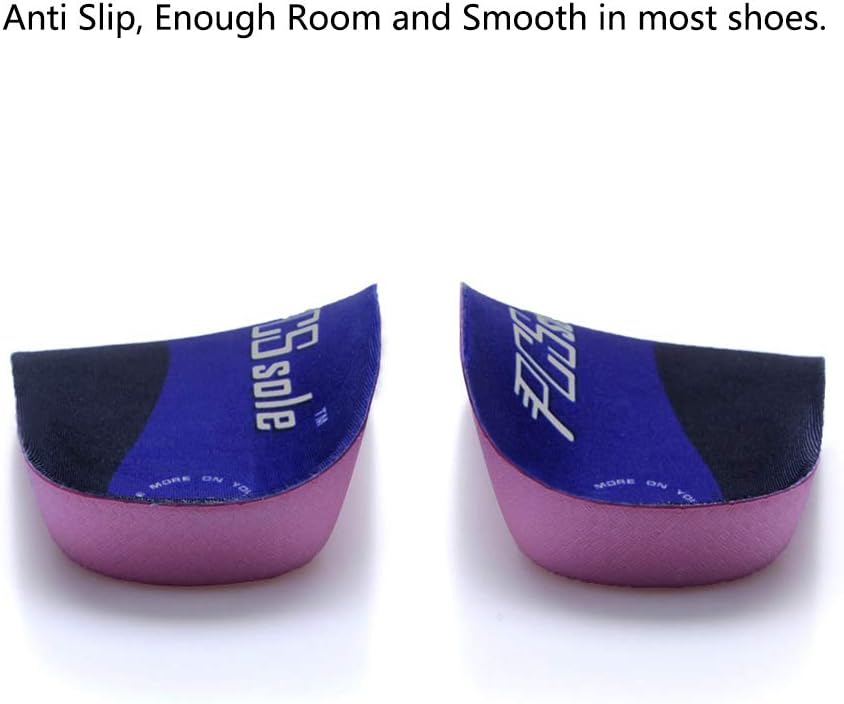 Pcssole’s 3/4 Orthotics Shoe Insoles High Arch Supports Shoe Insoles for Plantar Fasciitis, Flat Feet, Over-Pronation, Relief Heel Spur Pain  (L:Men6.5-8.5/Women7.5-9.5): Health & Personal Care
