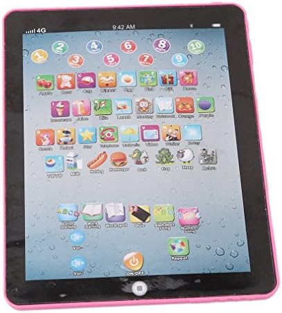 Pad Touch Screen Tablet, Educational Learning Toy Playing Toy Electronic Educational Learning Machine, Mixed color in English