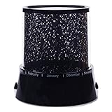 Syhonic Colorful Twilight Romantic Sky Star Master Projector Lamp, Starry LED Night Light Kids Bedroom Bed Light for Chiristmas