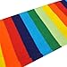 Wrapables Stars, Stripes, and Solids Colorful Baby Leg Warmers - Rainbow Brite,12 x 3.5 inches.