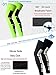 CFR UV Compression Leg Sleeves (Pair) - sport Football Basketball Cycling Leg Knee Long Sleeve Black,XL