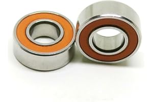 BLAZINGSTAR 1Pcs Ceramic Bearing 5X11X4mm SMR115 2RS CB ABEC7 5x11x4 Stainless Steel Hybrid Ceramic Ball Bearing Without Grease Fast Turning (5x11x4 SMR115, 1)