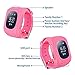 Jsbaby Kids Smart Watch for Children Girls Boys Digital Watch with Anti-Lost SOS Button GPS Tracker Smartwatch Great Gift for Children Pedometer Smart Wrist Watch for iOS Android (Deep Blue)