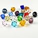 HYBEADS 100pcs 6mm Mixed Colour Crystal Bicone Beads