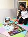 BLUE PANDA 48-Piece Giant Floor Activity for Kids Ages 3-5 - Bugs & Insects Design - Toddler and Preschool Learning - Cardboard Portable Set (2 x 3 ft, Multicolor)