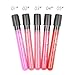 Chialstar Lip Gloss Stick Makeup Waterproof Velvet Matte 5 Full Color Lipstick and Chialstar Storage Bag (5pcs) by Chialstar