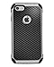 BENTOBEN iPhone 6 Plus Case, iPhone 6S Plus Case, 2 in 1 Slim Laminated with Carbon Fiber Texture Shockproof Protective Case for iPhone 6S Plus/6 Plus,Black