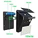 Alptoy 30 LED Super Solar Lights Bright Wireless Outdoor Waterproof Solar Powered Motion Sensor Security Wall Lights for Door, Driveway, Garden, Patio, Yard(2 Packs)