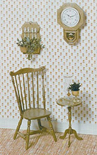 Dollhouse Miniature Chrysnbon Duxbury Chair & Accessories Kit