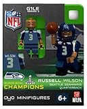 2013 Russell Wilson Super Bowl XLVIII 48 Champions Oyo Mini Figure Lego Compatible Seattle Seahawks Limited Production