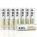 EBL Pack of 16 AA Batteries Rechargeable NiMH 2300mAh Everyday Battery primary