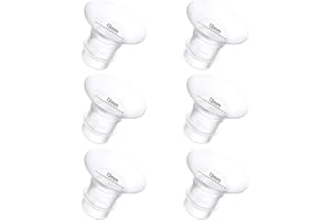 BDICOVE 6Pcs Breast Pump Flange Insert 13mm Compatible with Momcozy/Spectra/Medela/eufy/Elvie/Lansinoh/Paruu P10 Breast Pump, Fit for Momcozy M5/M9/M6/V2 Pro/V2 pro/S12 Pro/eufy E10 S1 S1 Pro, 24mm Flange