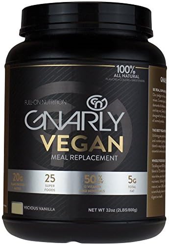 Gnarly Vegan Plant Based Meal Replacement || All Natural Pea Protein (Vicious Vanilla) by Gnarly Nutrition