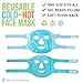 Hot and Cold Gel Face Mask by Soothing Company – Pain Relief for Migraines – Ice Gel Freezer Face Mask Reduce Puffy Eyes,Redness, Headaches, and Stress-Reusable Heat Therapythumb 1