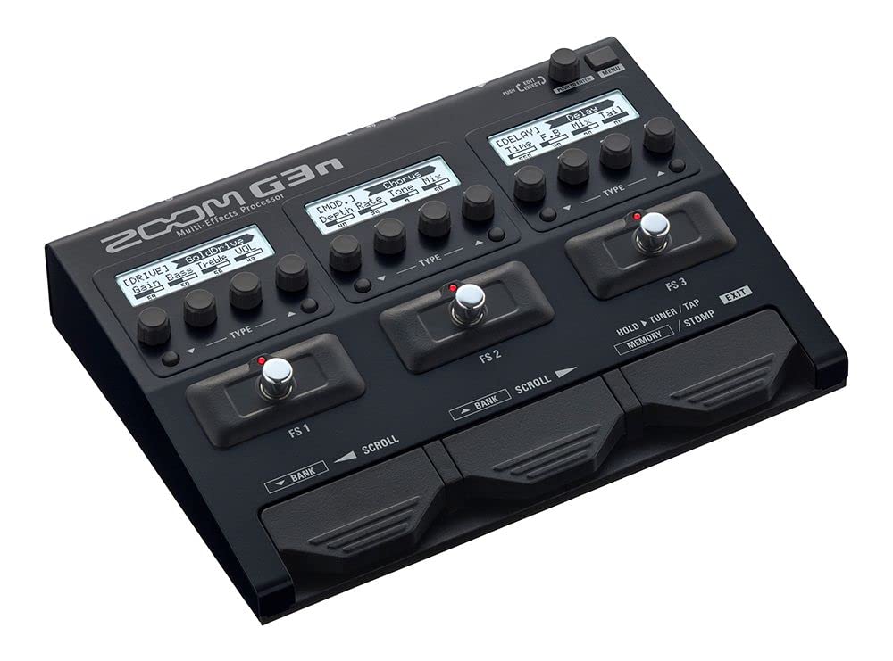 Zoom G3n/UK Multi-Effects Processor 6 cm, Black
