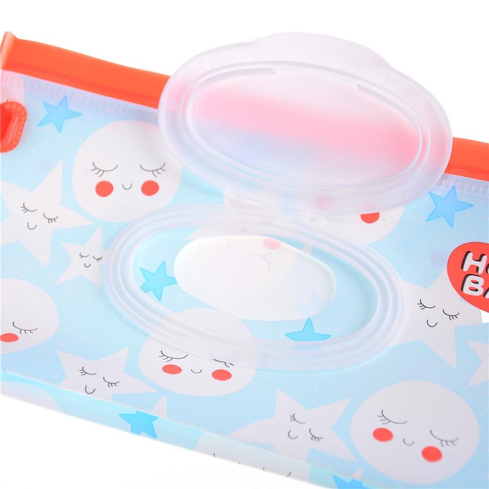 4 Pack Baby Wet Wipe Pouch Travel Wipes Case Reusable