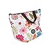 JASSINS Waterproof Picnic Insulated Fashion Lunch Cooler Tote Bag Travel Zipper Organizer Box,A70-Flower