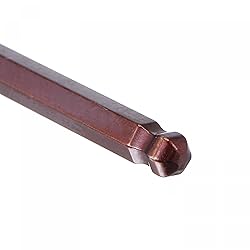 uxcell 4mm Ball End Hex Key Wrench, L Shaped Long