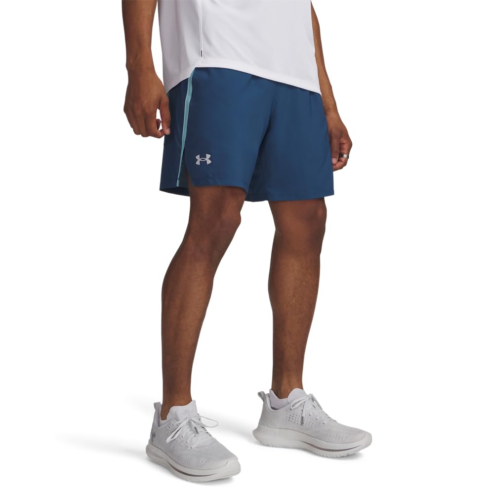 Under Armour Men's Launch Run 7-inch Shorts, (498) Wham Blue/Blue Haze/Reflective, X-Large Tall Image