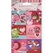 36 Count Valentine Cards for Kids with Matching Pins in 12 Assorted Cute Designs Including Cat, Lion, Frog, Fox, Owl, Bear, Cupcake, Balloons, I Love You and More.