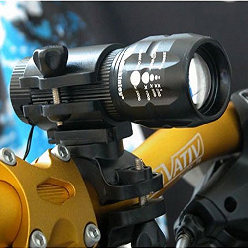 meanhoo 360 Degree Cycling Bicycle Bike Mount Holder for LED Flashlight Torch Clip Clamp - Thumbnail 4