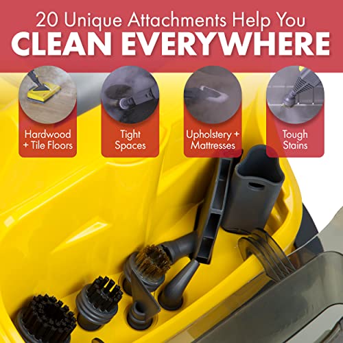 Vapamore MR100 Primo Steam Cleaner with Retractable Cord, Chemical