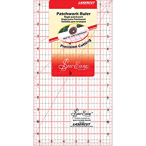 Tacony Corporation SewEasy Patchwork Quilt Ruler, 12