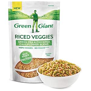 Green Giant Veggie Rice, Green Pea and Chickpea Cauliflower Blend, 7 Ounce
