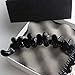 Lurrose Banana Hair Clips Toothed Ponytail Holder Strong Tension Hair Claw Flower Barrette for Women Girls,Black