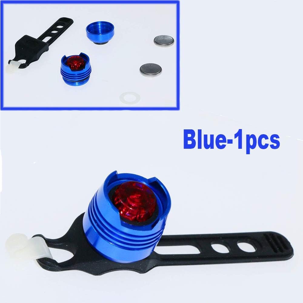 Cyrusher Waterproof Rear Bike LED Tail Light Constant Setting Stark Bicycle tail Light Helmet Light Safety Warning Light Bicycle Accessories 1 Piece(Blue)