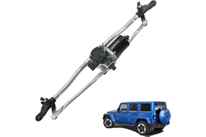 S SONLEE 55077859AB Front Windshield Wiper Motor and Linkage Assembly for Jeep Wrangler 3.8L 2007-2011 3.6L 2012-2017, for Je