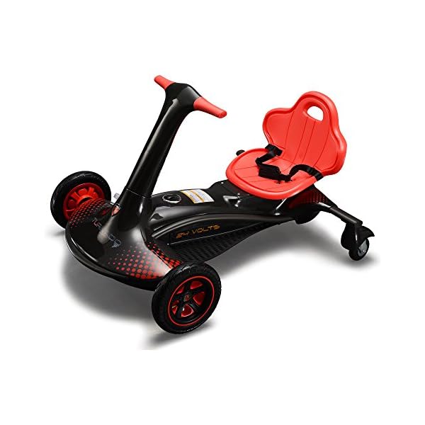 ROLLPLAY E-Rennfahrzeug mit Drift-Funktion, Turnado Drift Racer, Für Kinder ab 8 Jahren, Bis max. 60 kg, 24-Volt-Akku…
