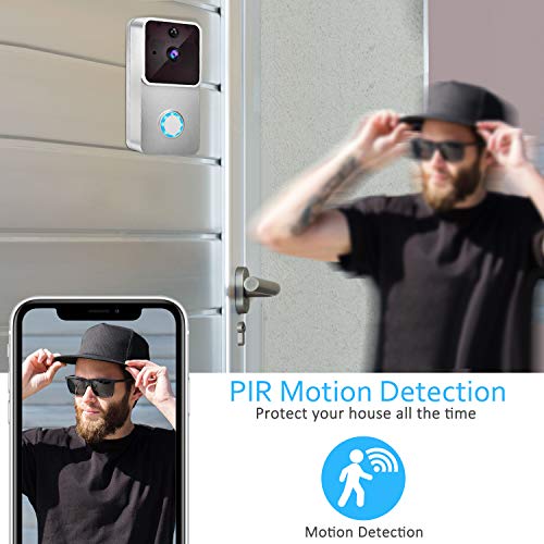 2 Doorbell+Rechargeable+Battery+Two+Way+Detection