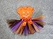 AISHIONY Baby Girl 1st Halloween Tutu Outfit Newborn Orange Dress 4PCS (M)