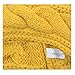 NEOSAN Womens Thick Ribbed Knit Winter Infinity Circle Loop Scarf Twist Mustard