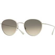 Amazon.com: Oliver Peoples X The Row Brownstone 2 Silver/Shale 