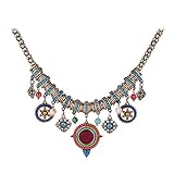 Kaariag Punkin Statement Vintage Style Choker Necklace Chunky Jewelry