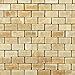 Honey Onyx Mini Brick Mosaic Tile, Polished - 6