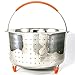 Bauschki Instant Pot Accessories, Vegetable Steamer Basket for instapot 6qt, 8qt - Egg Meat Food Rice Dumpling Cooker 6 qt, 8 quart Accessory - Stainless Steel, BPA Free Non-Slip Silicone Handle &Legs