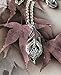 Smiling Wisdom - Friendship - A Reason Season Lifetime Friend Greeting Card and Leaf Necklace - Growing Together - Women BFF (Pink Card - Clear Leaf, Large - 5x7 in)