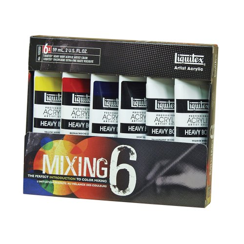 Liquitex Professional Heavy Body The Mixing Paint Set, Set of 6