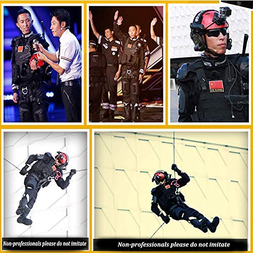 DFJU Klettergurt, Sicherheit Halbkörpergurt Absturzsicherung Absturzsicherung Ausrüstung Taille Hüftschutzgürtel Für… – Bild 4