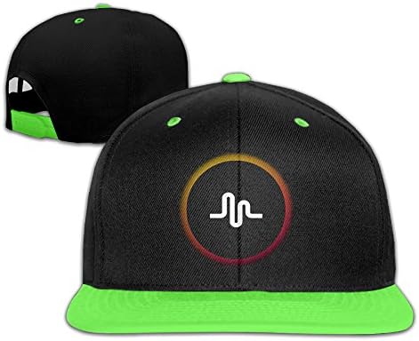 YOUDEE Kid's Musically Harmony - YouTube Adjustable Snapback Hip-hop Baseball Cap KellyGreen