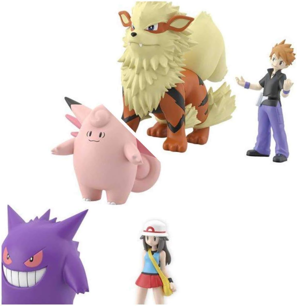 Amazon ポケモンスケールワールドグリーン リーフ ゲンガー ウインディ ピクシー セット フィギュア フィギュア ドール 通販