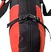 Athletico Mogul Padded Ski Bag - Fully Padded Single Ski Travel Bag (Red, 185cm)