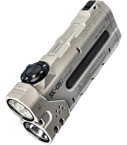 LOOP GEAR SK05 Pro Flat LED Flashlight with 8000mAh Power